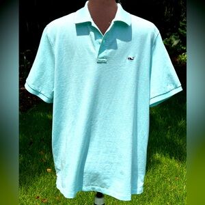 VINEYARD VINES men’s sM ‘Edgartown Polo’-looks NEW! Beautiful Lt aqua color